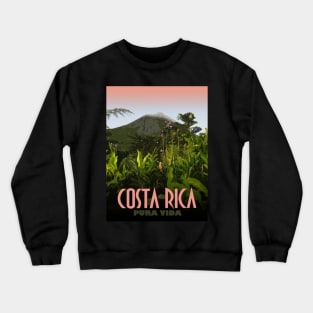 Costa Rica Pura Vida Crewneck Sweatshirt